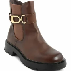 Discount Lab78 Bottines chelsea plates marron - Talon 4 cm