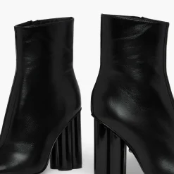 Sonia Rykiel Bottines en Cuir Clover noires - Talon 10 cm