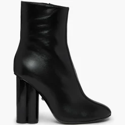 Sonia Rykiel Bottines en Cuir Clover noires - Talon 10 cm