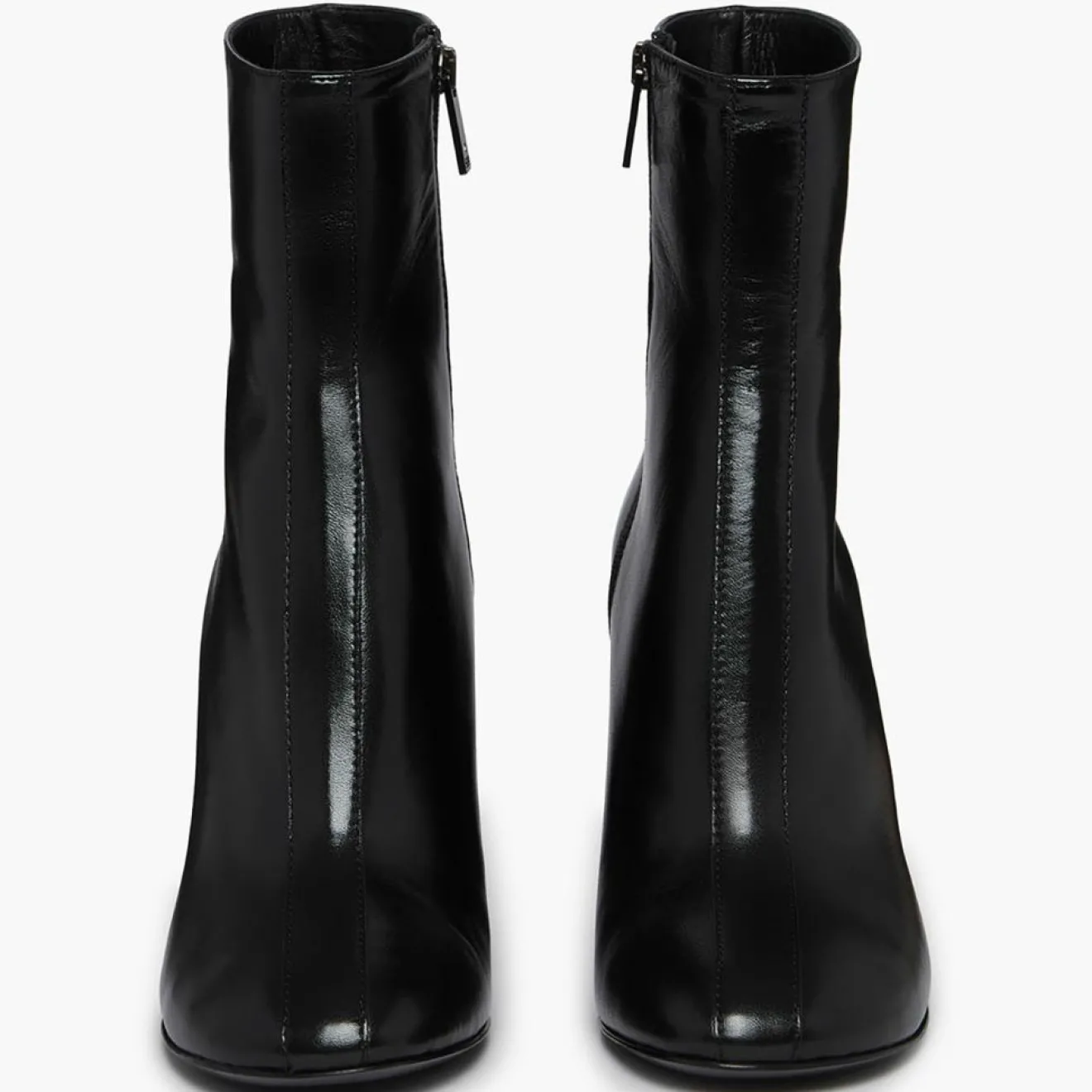 Sonia Rykiel Bottines en Cuir Clover noires - Talon 10 cm
