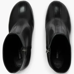 Sonia Rykiel Bottines en Cuir Clover noires - Talon 10 cm