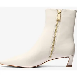 Femme Michael Kors Chaussures Bottines en Cuir Cosmo Kitten crèmes