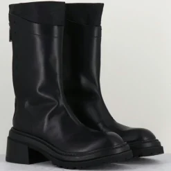 Sale Lemargo Bottines en Cuir es noires - Talon : 5cm