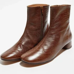 Sale Loq Bottines en Cuir Joyce marron