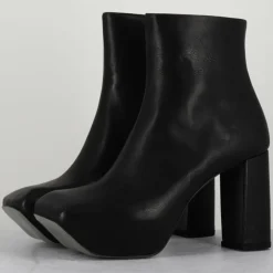 Femme Malloni Bottines en Cuir noires