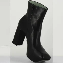 Femme Malloni Bottines en Cuir noires