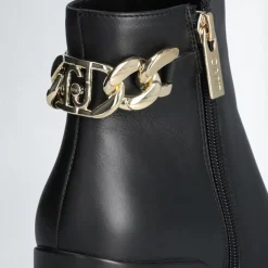 Femme Liu-Jo Bottines en Cuir Now noires - Talon 9 cm