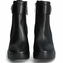 Femme Liu-Jo Bottines en Cuir Now noires - Talon 9 cm