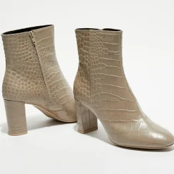 Best Geox Bottines en Cuir Pheby 80 sable - Talon 8 cm