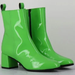 Discount Garrice Bottines en Cuir samui vertes