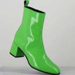 Discount Garrice Bottines en Cuir samui vertes