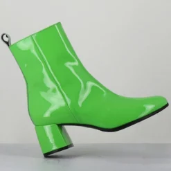 Discount Garrice Bottines en Cuir samui vertes