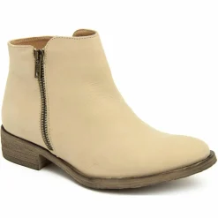 Best Lab78 Bottines en Cuir vison