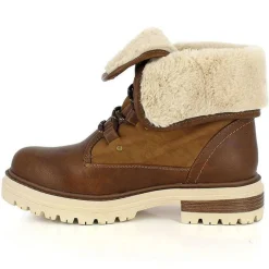 Sale Kimberfeel Bottines Fourrées Yasmine marron