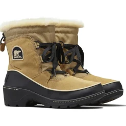 Femme Sorel Bottines imperméables en Velours de Cuir doublure micropolaire Torino curry/noir