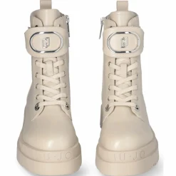 Femme Liu-Jo Bottines Love en Cuir beiges