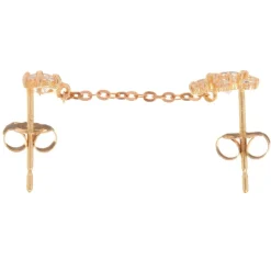 Femme Instant d'Or Boucle d'oreille unitaire Duchesse or jaune