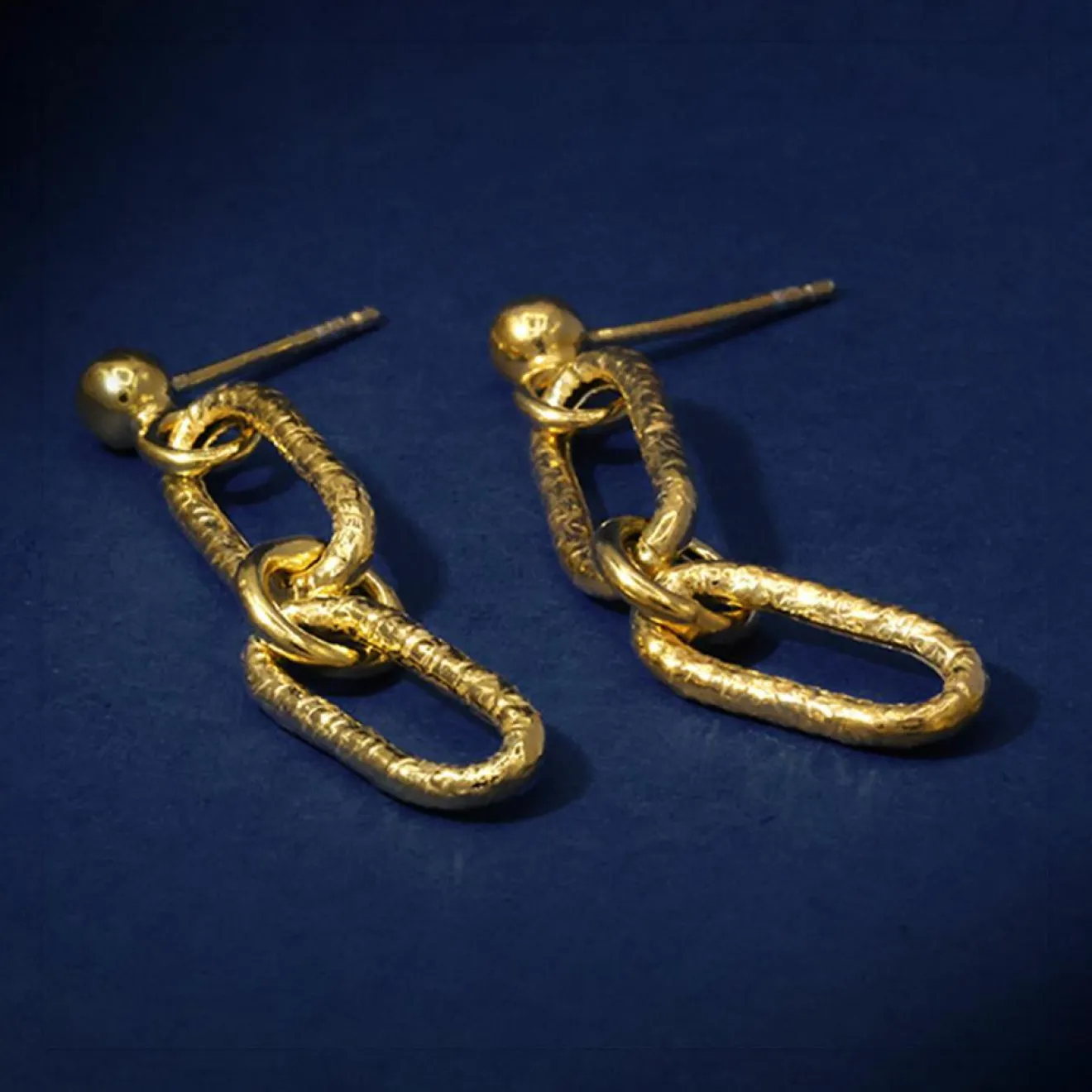 Femme By Rafaella Boucles d'oreilles Aurora en Argent doré