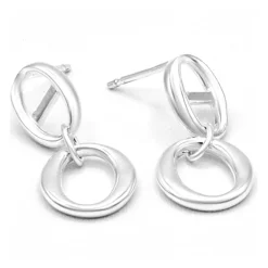 New By Rafaella Boucles d'oreilles Domenica en Argent
