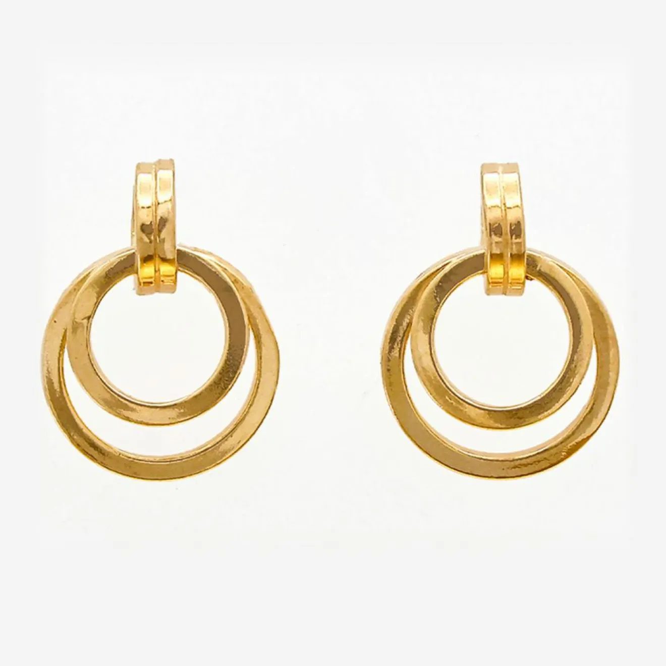 Femme By Rafaella Boucles d'oreilles Fiamma en Argent doré