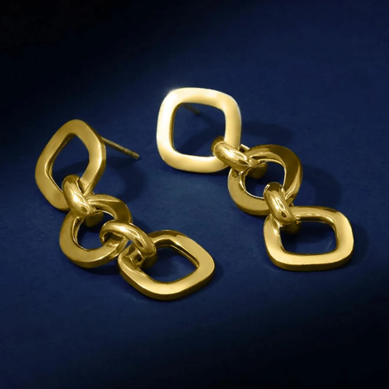 Femme By Rafaella Boucles d'oreilles Giada en Argent doré