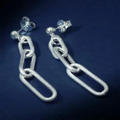 Femme By Rafaella Boucles d'oreilles Lorenzo en Argent