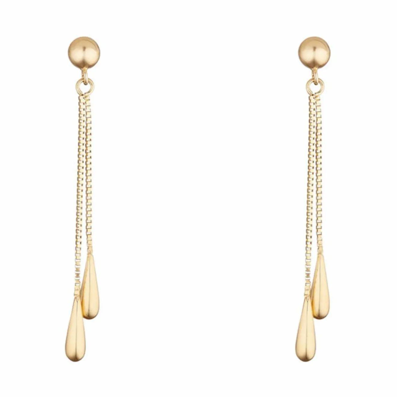 Instant d'Or Boucles d'oreilles Pluie Dorée or jaune