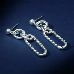 Discount By Rafaella Boucles d'oreilles Valeriana en Argent
