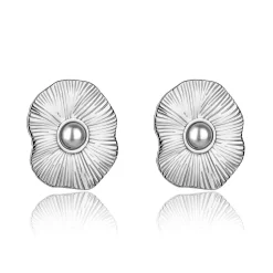 Femme Amelia Parker Boucles d'oreilles Zephyra argentées