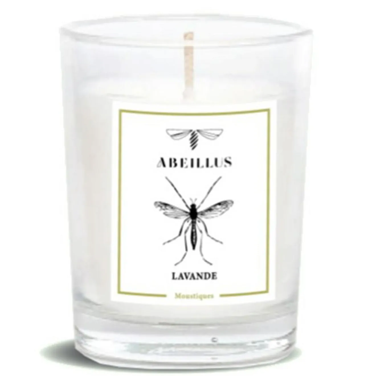 Outlet Abeillus Bougie parfumée Jardin d'été Lavande ivoire - 45h