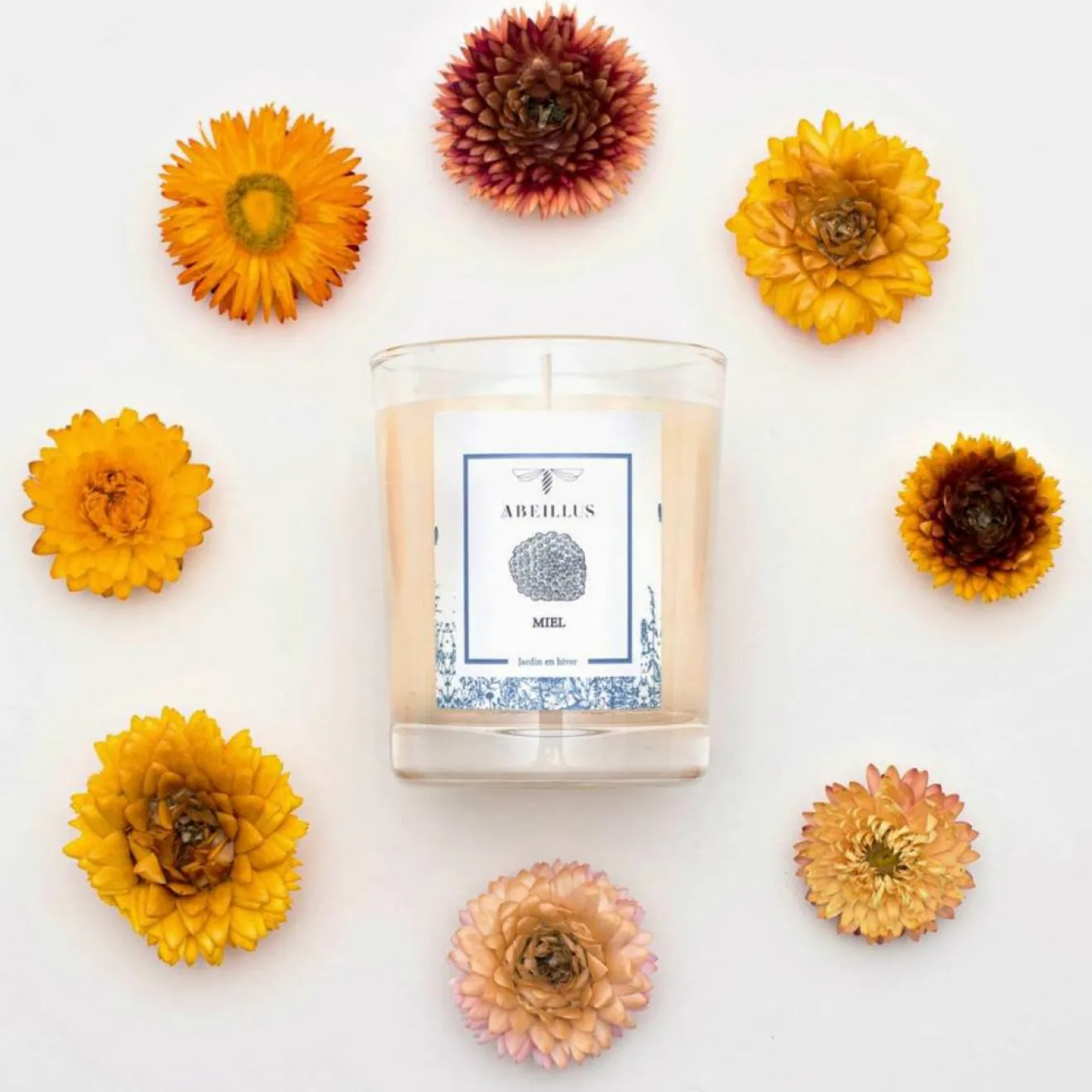 Online Abeillus Bougie parfumée Jardin en hiver Miel ivoire - 45h