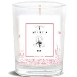 Abeillus Bougie parfumée Jardin Fleuri Iris ivoire - 45h