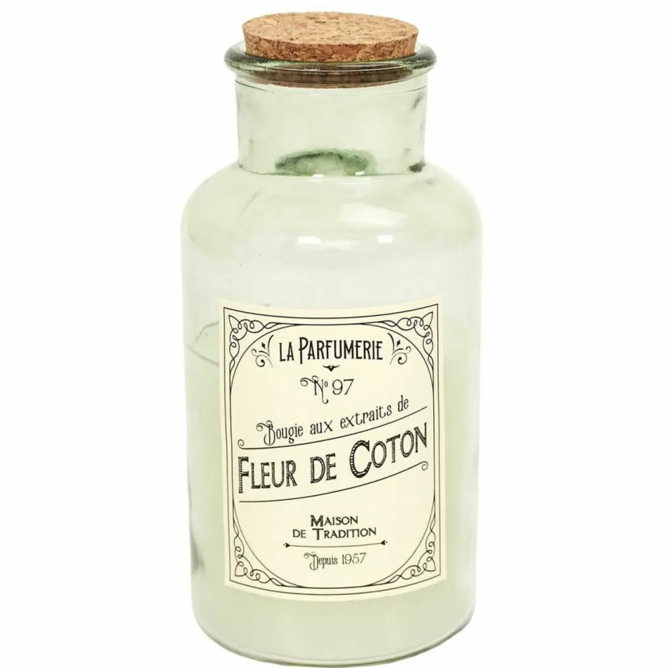 Clearance Home Deco Factory Bougie Parfumée Maison Tradition vert/ rouge/ blanc - 7.8x17x7.8 cm