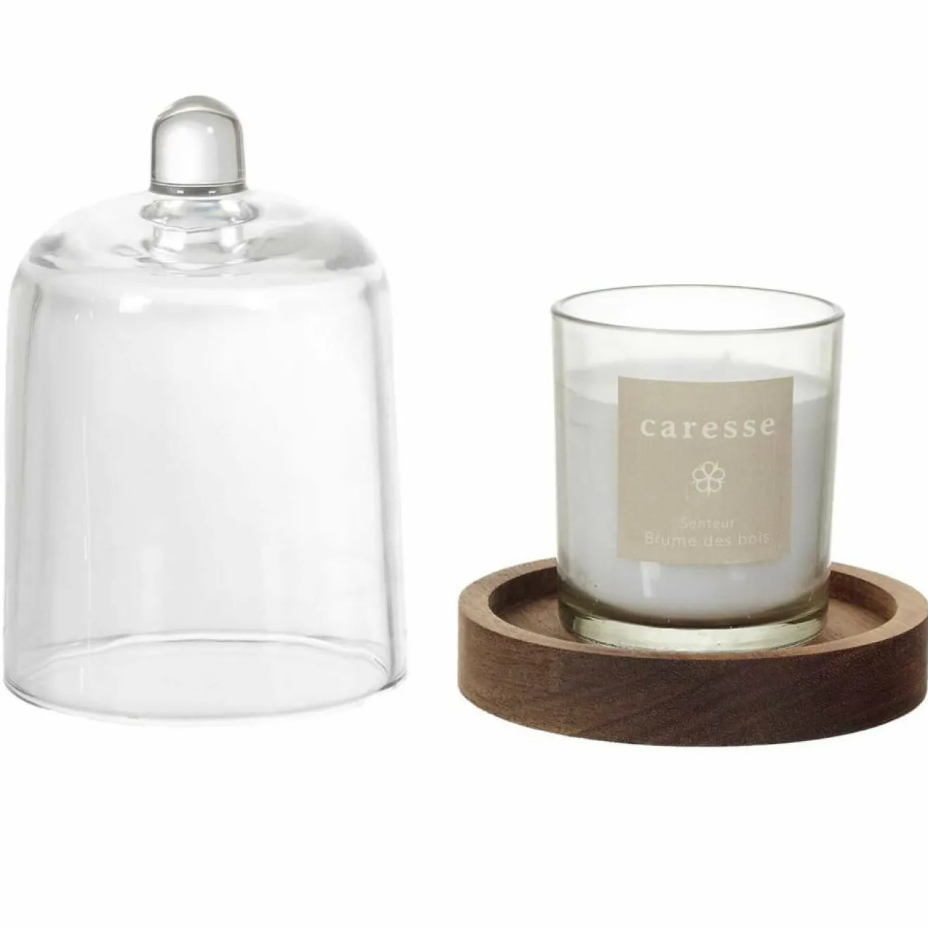 Online Home Deco Factory Bougie Parfumee Cloche Softness multicolore - 11x15x11 cm