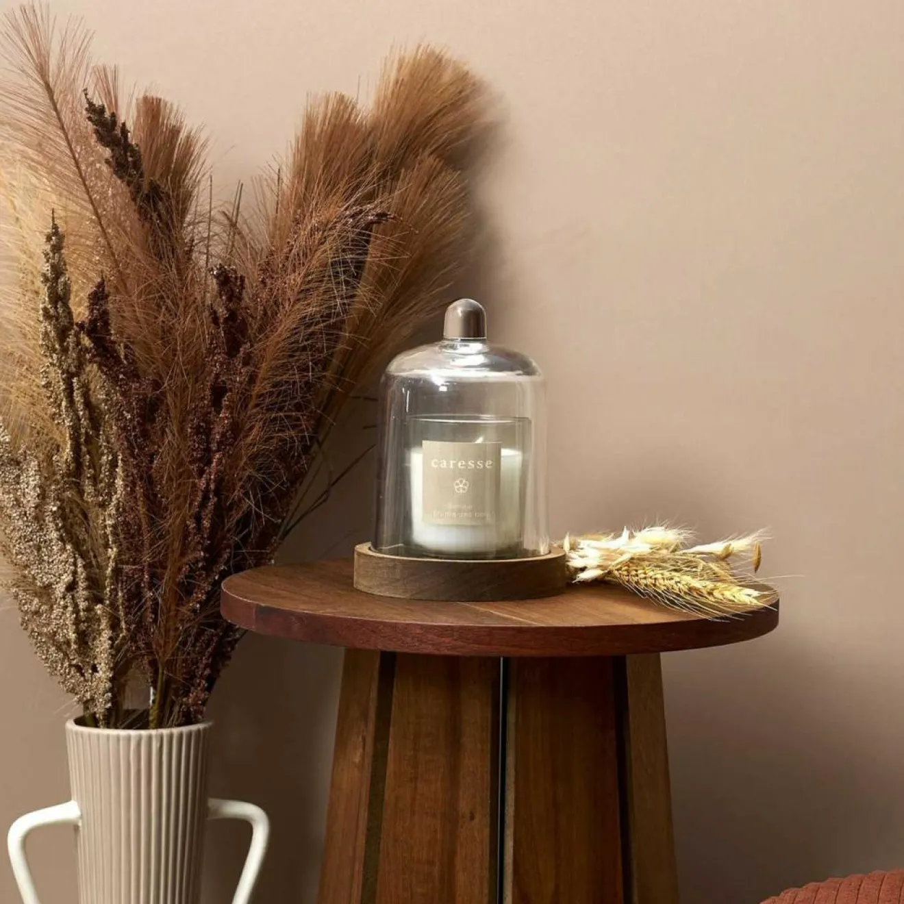 Online Home Deco Factory Bougie Parfumee Cloche Softness multicolore - 11x15x11 cm