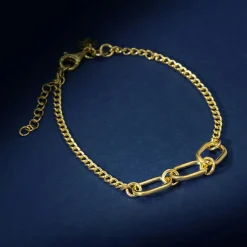 By Rafaella Bracelet Limos en Argent doré