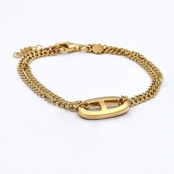 Femme By Rafaella Bracelet Lucilla en Argent doré