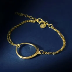 Femme By Rafaella Bracelet Pallos en Argent doré