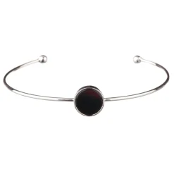 Femme Moonstone Bracelet Valentine Onyx en laiton