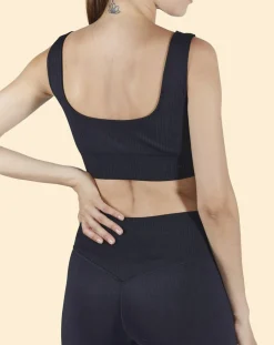 Best Onamaste Brassière de sport Maintien léger noire
