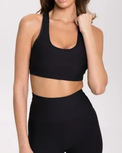 Femme Onamaste Brassière Lotus noire