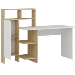 Wooden Art Bureau Bugra chêne - 119.7x111.8x60 cm