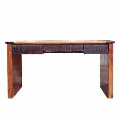 Bois & Chiffons Bureau en bois massif Acacia Moon Naturel - 140x70x76 cm