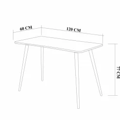 Online Wooden Art Bureau Fabio pin - 120x77x60 cm