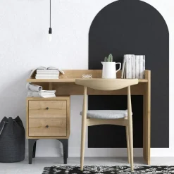 Wooden Art Bureau Puuk chêne - 100x80x45 cm