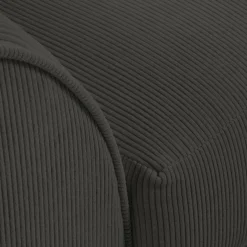 Mazzini Sofas Canapé d'angle droit Quince 4 Places gris foncé - 221x171x80 cm