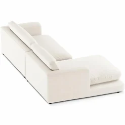 Hot Mazzini Sofas Canapé d'angle Gauche Daphne 4 Places Ivoire - 270x170x86 cm