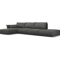 Online Mazzini Sofas Canapé D'Angle Gauche Vanda 5 Places 1 gris - 386x166x85 cm