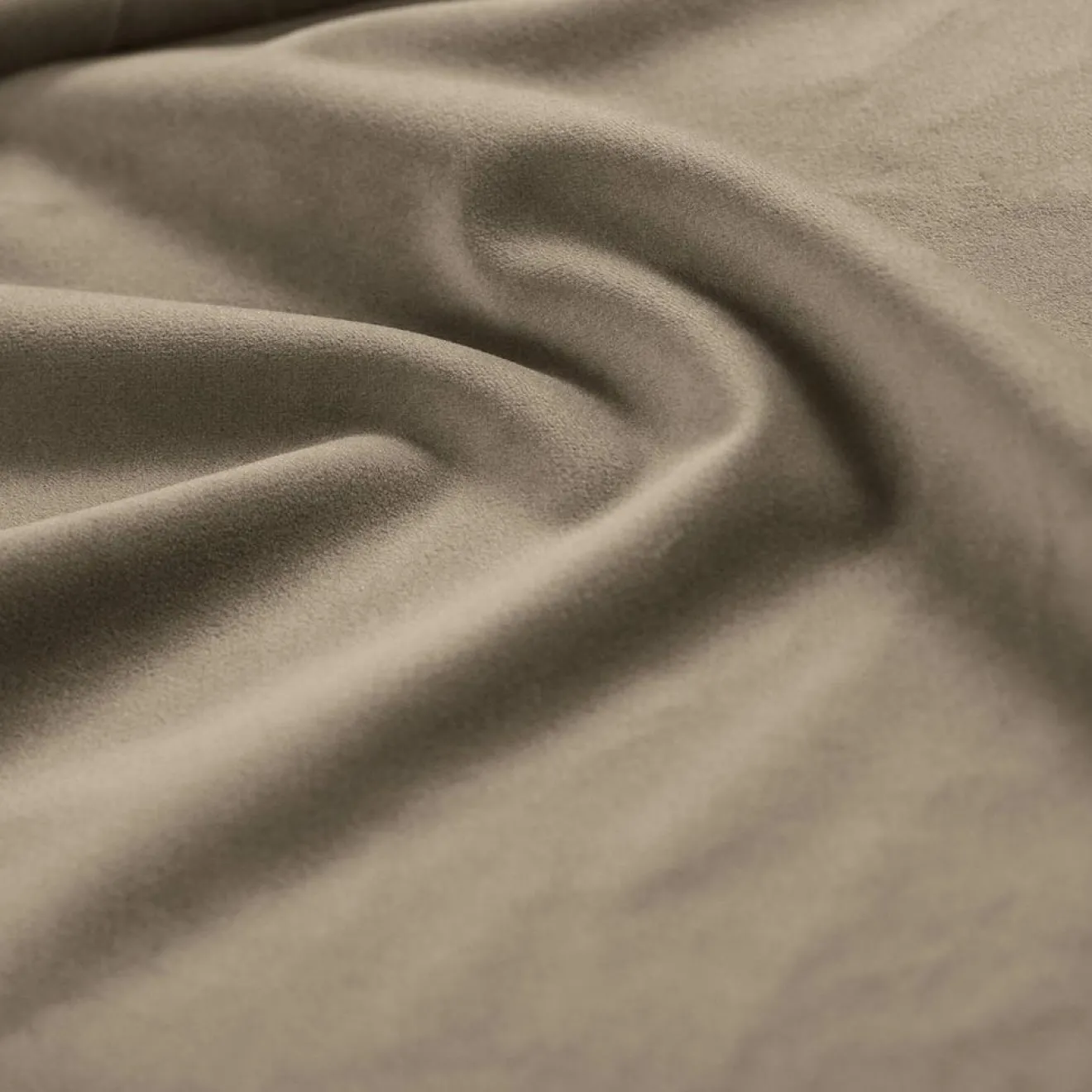 Best Mazzini Sofas Canapé d'angle gauche Velours 5 places Madara beige - 254x182x90 cm