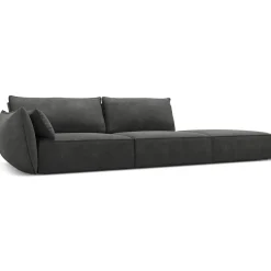 Sale Mazzini Sofas Canapé gauche Vanda 4 Places gris - 286x100x85 cm